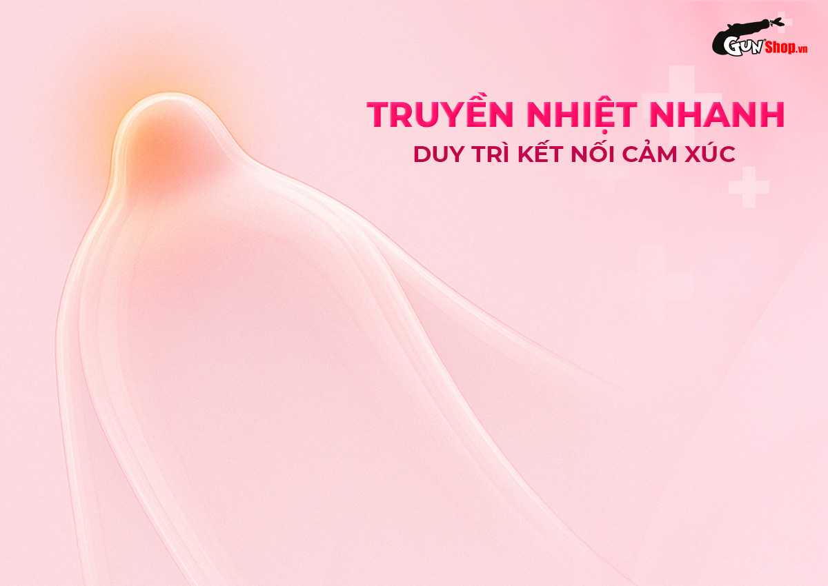 Bao cao su Pulse Feather Touch 0.03 hương nước hoa cao cấp tại Gunshop