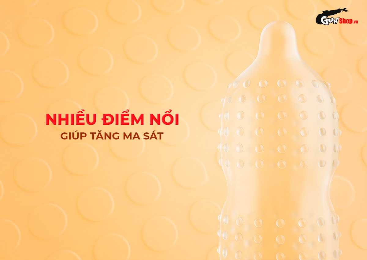 Bao cao su Sagami Dotty G Mint Are Are chính hãng tại Gunshop