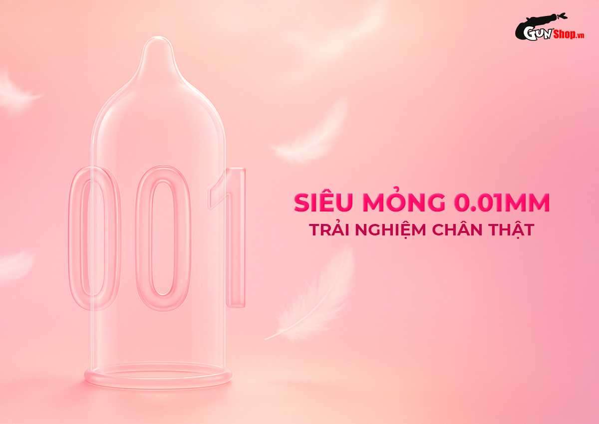 Bao cao su Sagami Original 0.01 cao cấp chính hãng tại Gunshop