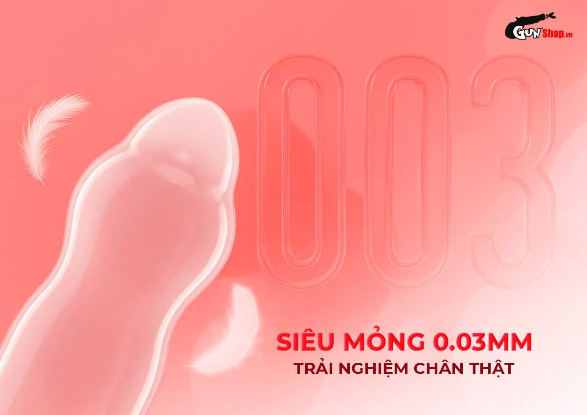 Bao cao su Sagami Six Fit V Miracle Fit - Hộp 10 cái chính hãng tại Gunshop