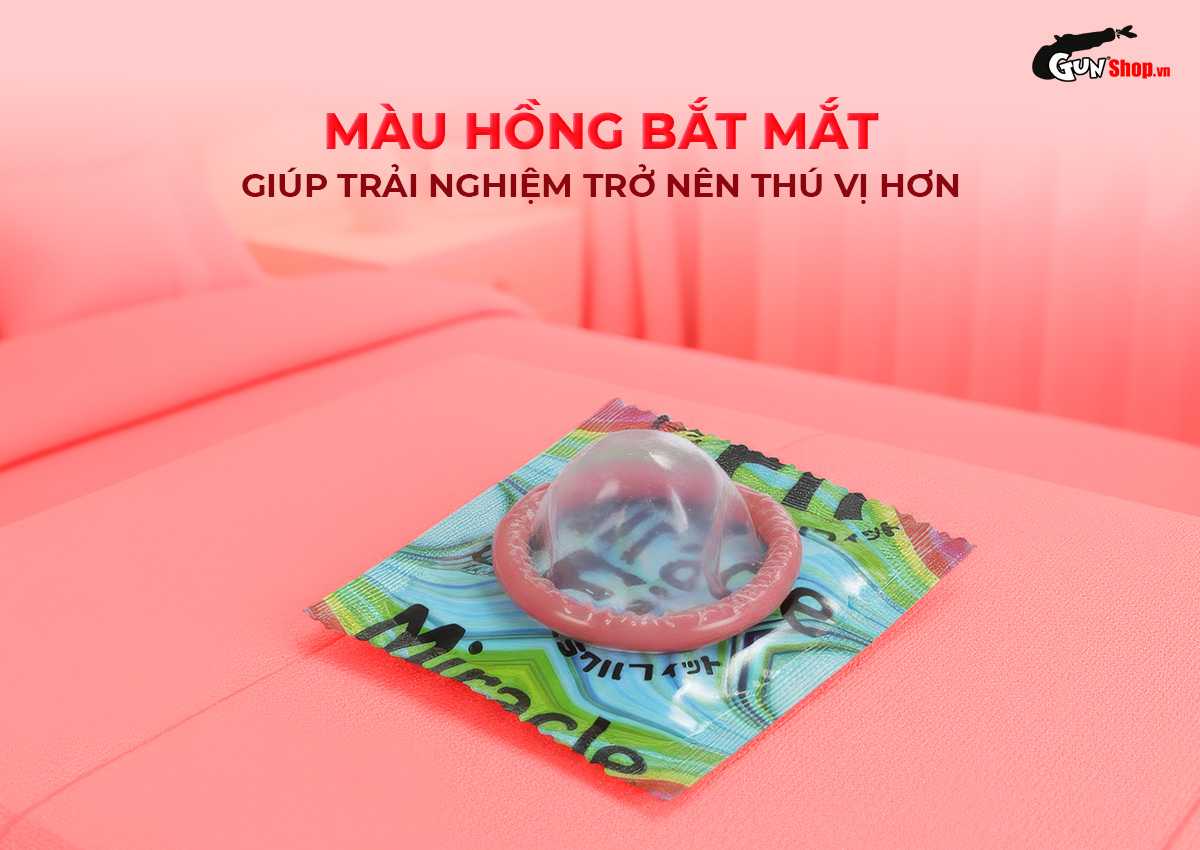 Bao cao su Sagami Six Fit V Miracle Fit - Hộp 10 cái chính hãng tại Gunshop