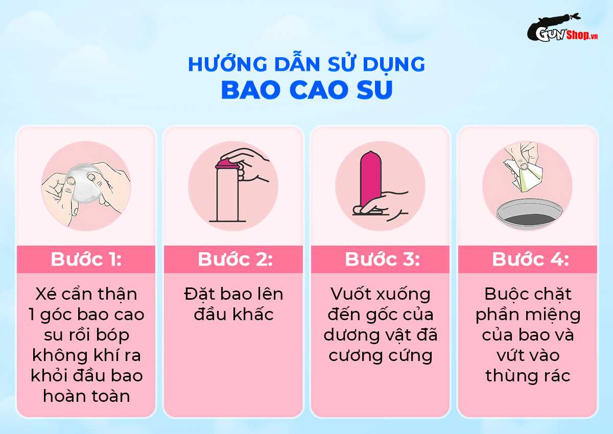 Hướng dẫn cách sử dụng bao cao su Sagami Six Fit V Tight Fit - Hộp 12 cái