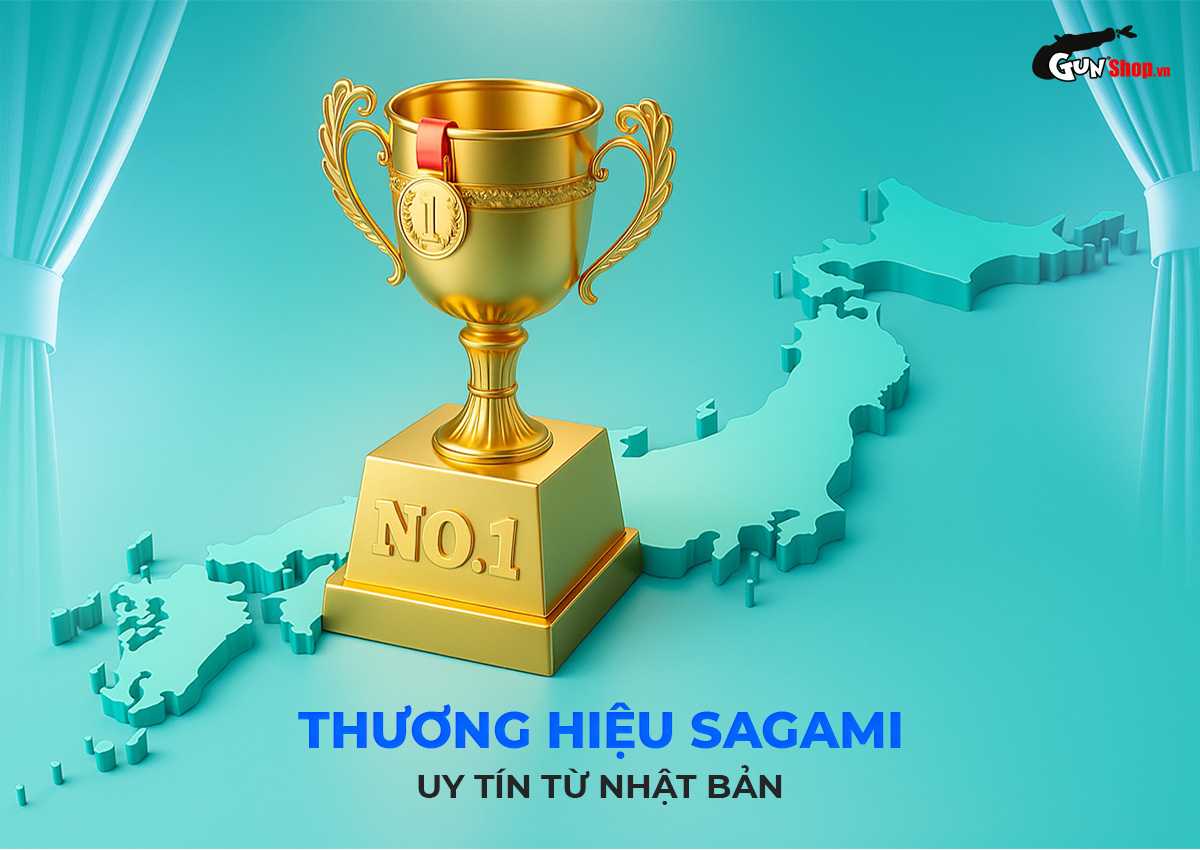 Bao cao su Sagami Xtreme Amino Gold Spearmint chính hãng tại Gunshop