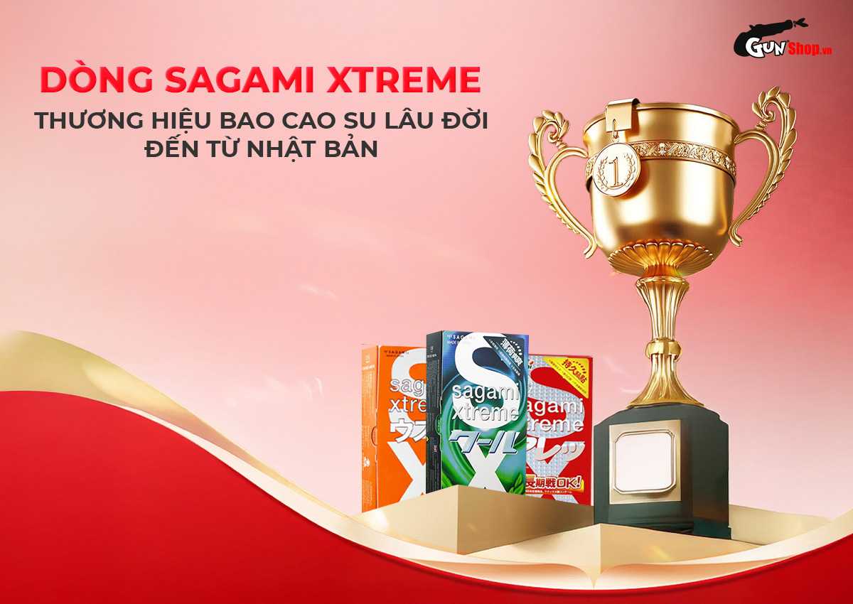 Bao cao su Sagami Xtreme Dotty G Mint Feel Long chính hãng tại Gunshop