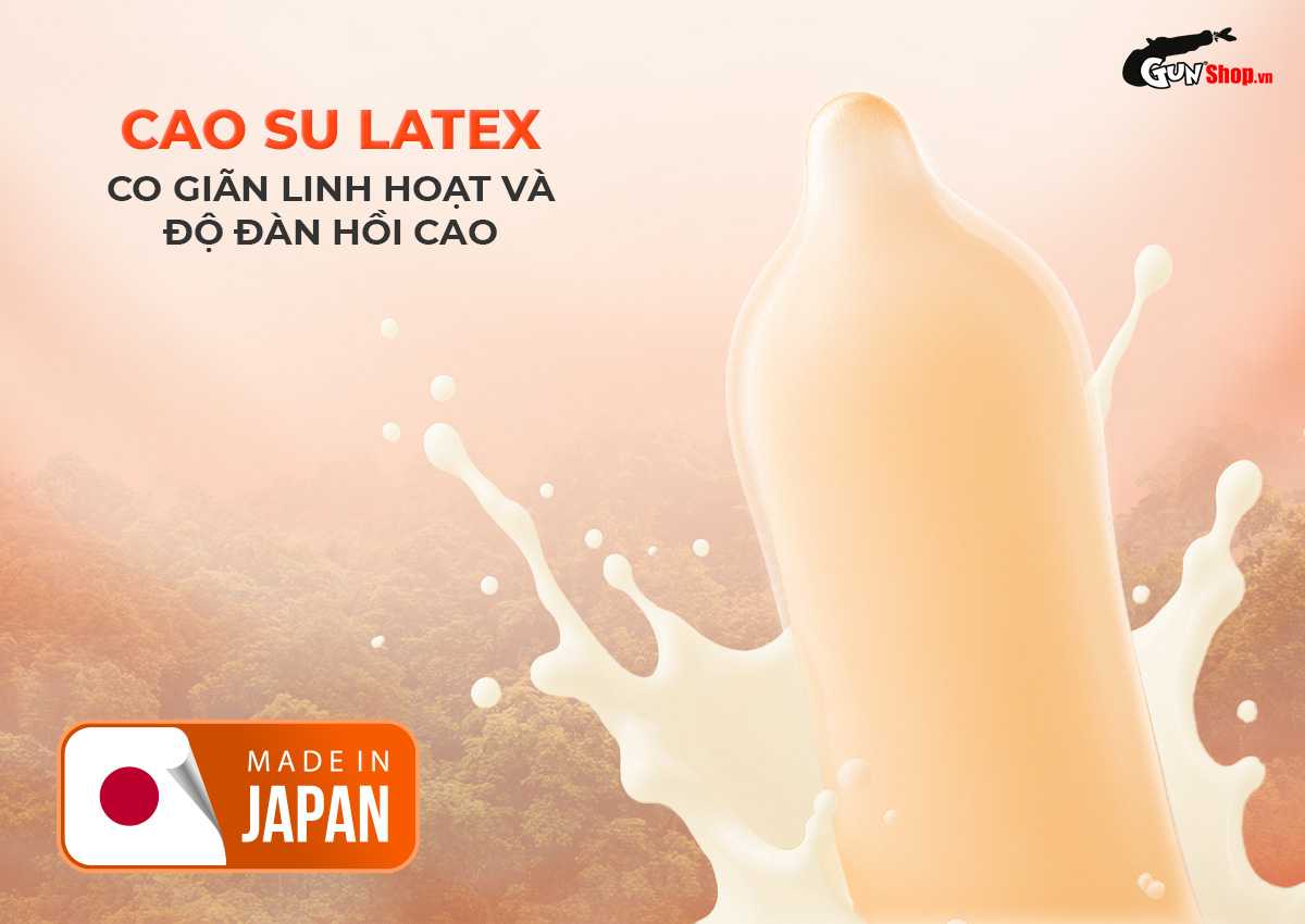 Bao cao su Sagami Xtreme Love Me Gold Orange chính hãng tại Gunshop