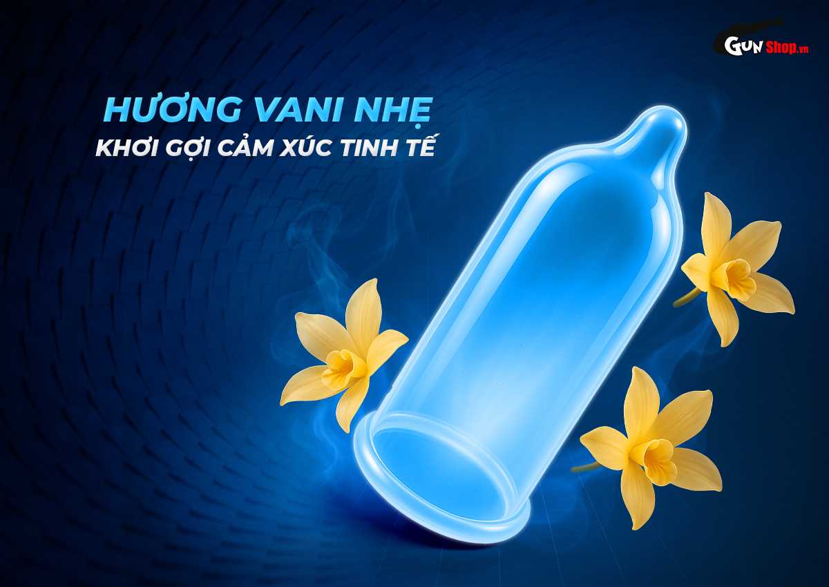 Bao cao su Shell Invisible - Hộp 3 cái chính hãng tại Gunshop