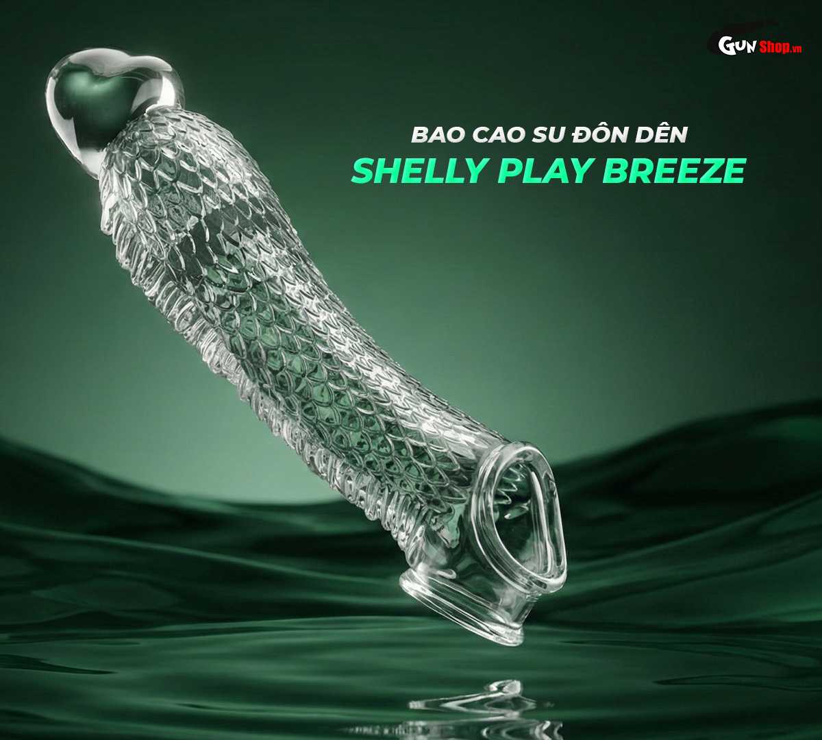 Bao cao su đôn dên rung Shelly Play Breeze chính hãng tại Chúng tôi