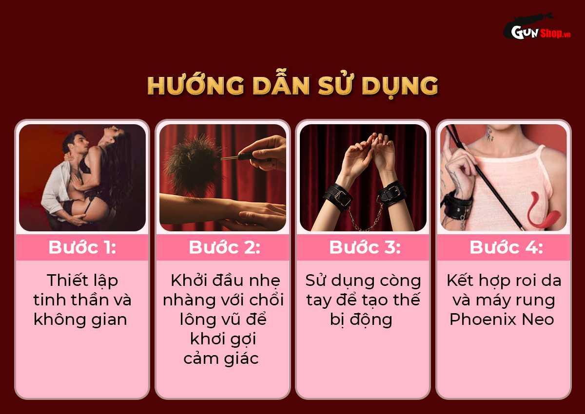 Hướng dẫn sử dụng đúng cách bộ đồ chơi BDSM Svakom Limited Edition