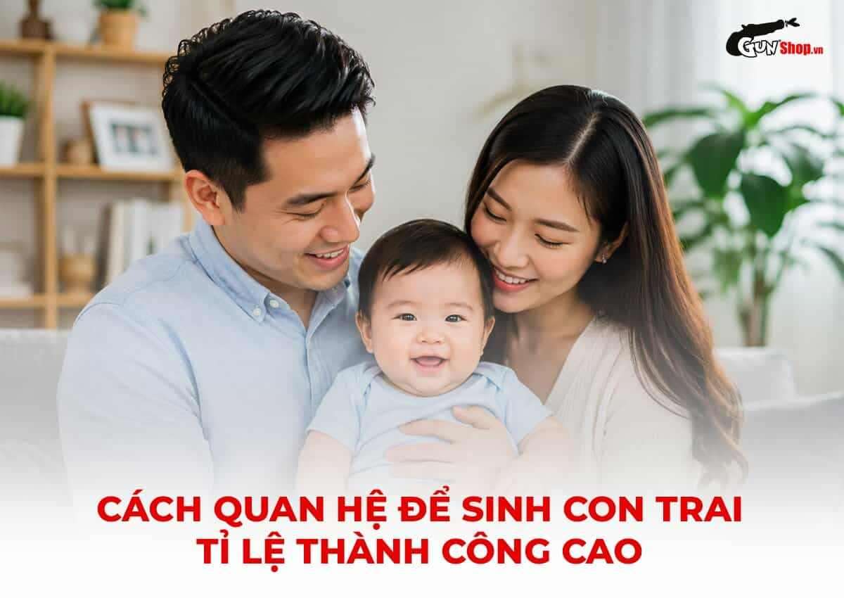Cách quan hệ để sinh con trai? Bí quyết tăng tỷ lệ thành công