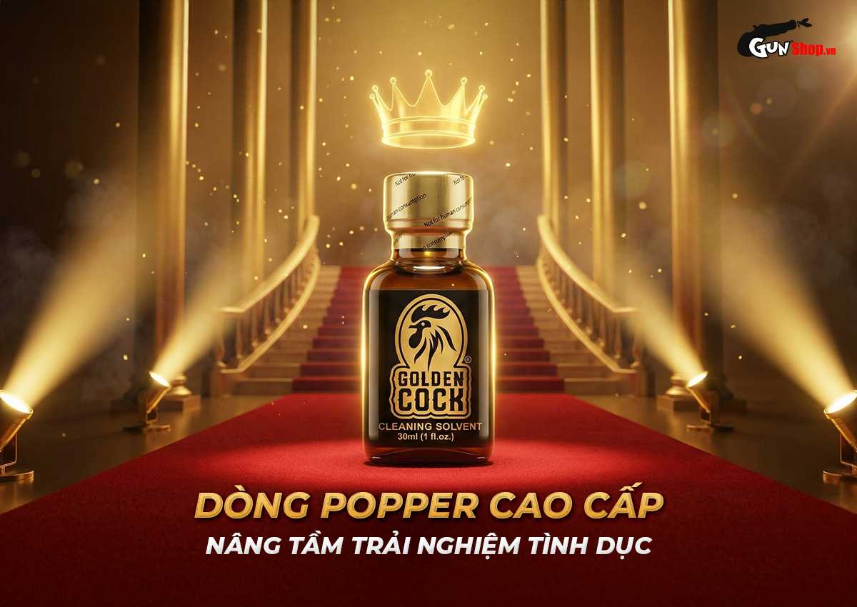 Chai hít Popper Golden Cock Original - Chai 30ml chính hãng tại Gunshop
