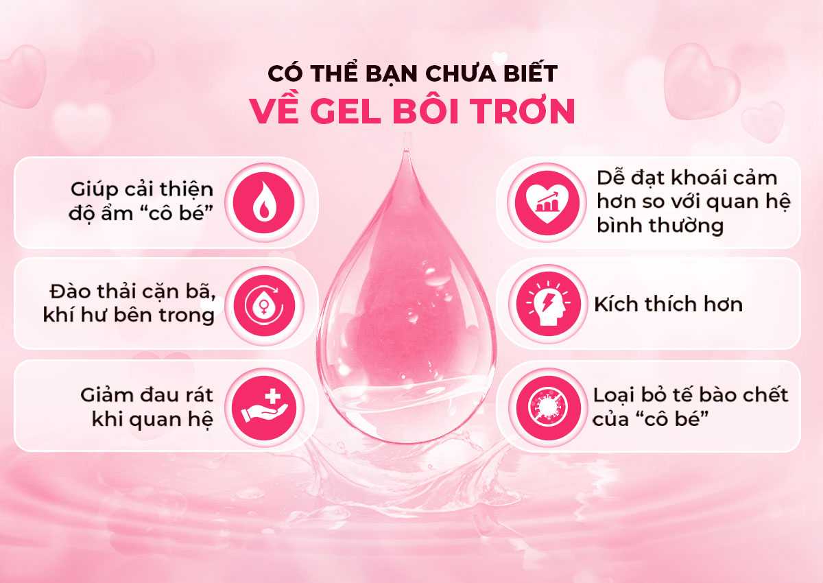 Những điều bạn chưa biết về gel bôi trơn se khít tăng khoái cảm