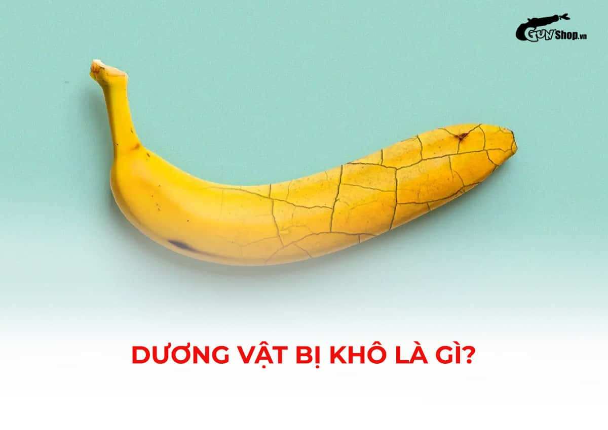 Dương vật bị khô là gì?