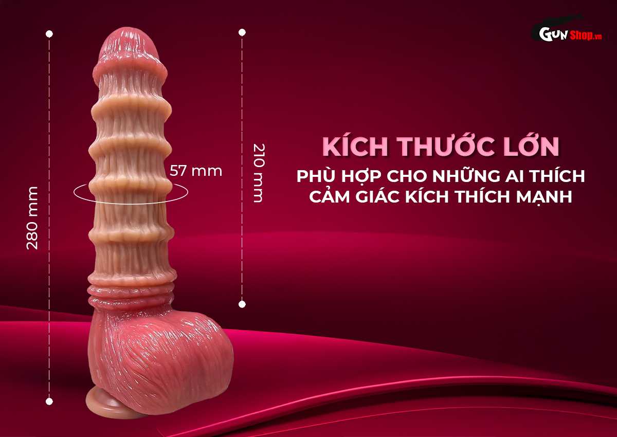 Dương vật giả dính tường, hàng khủng Bamboo Shoot Dildos chính hãng tại Guinshop