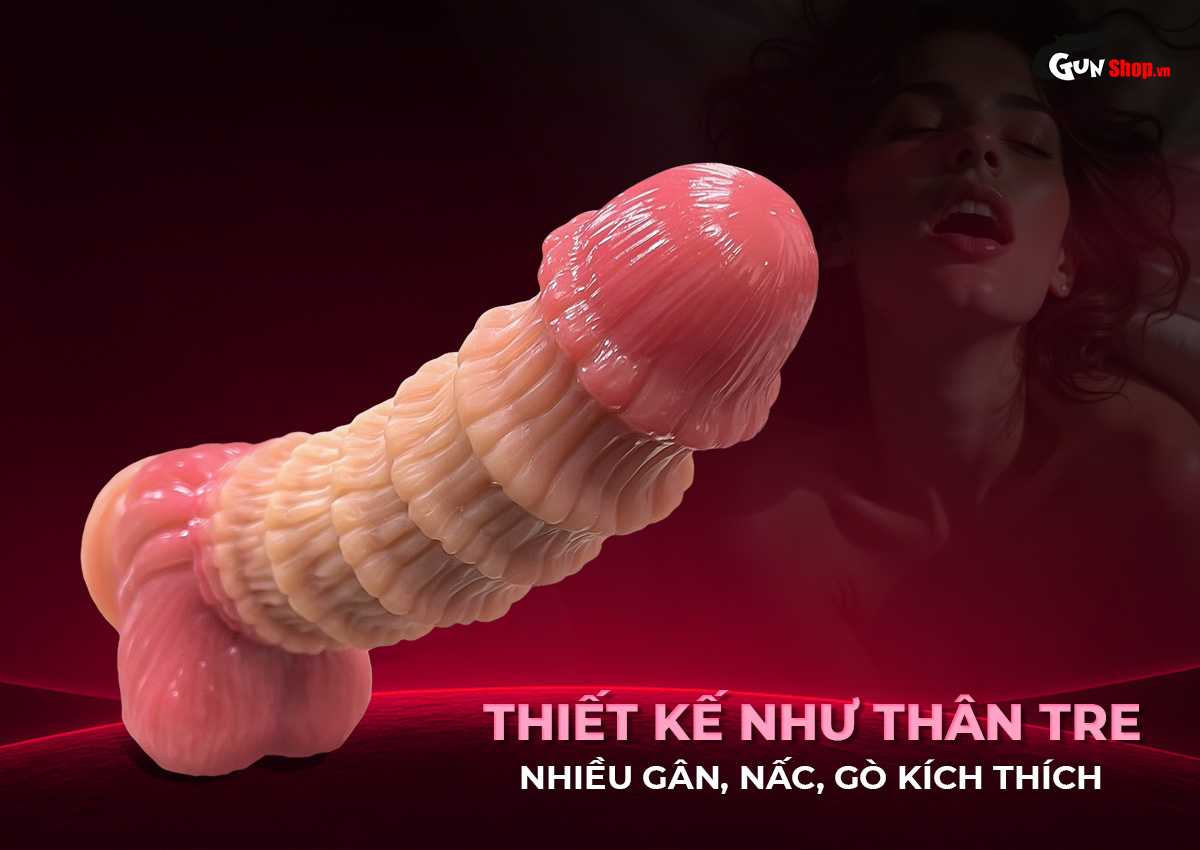 Dương vật giả dính tường, hàng khủng Bamboo Shoot Dildos chính hãng tại Guinshop