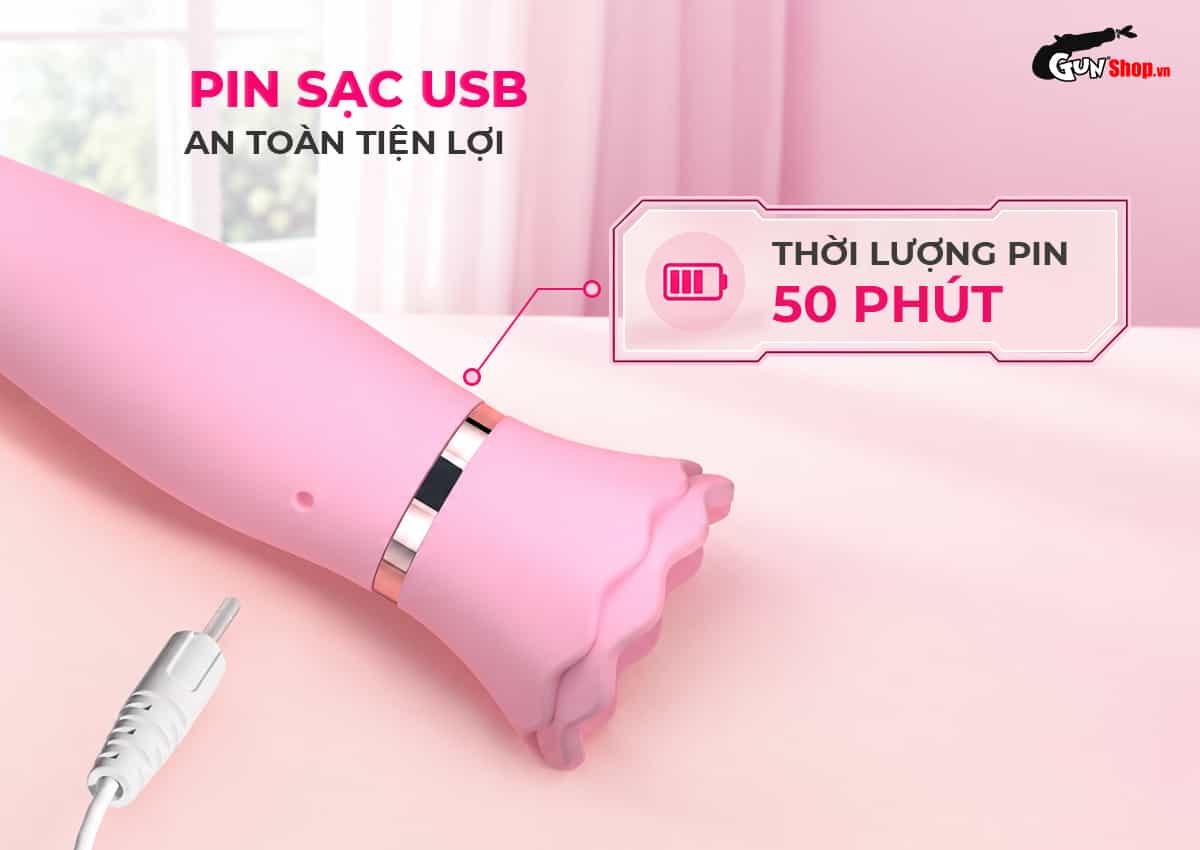 Galaku Ballet 2in1 với pin sạc USB sử dụng lên đến 50 phút