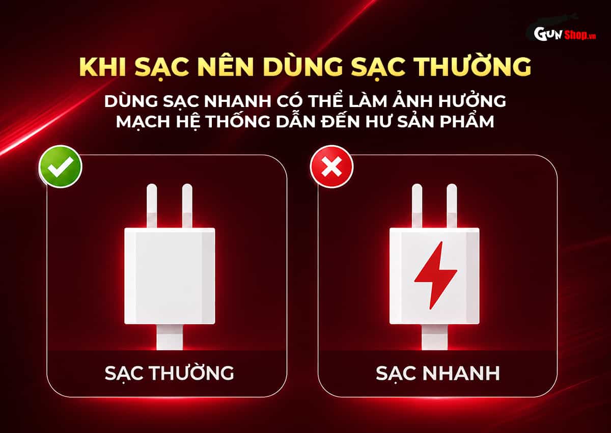 Lưu ý khi sạc Galaku Queen