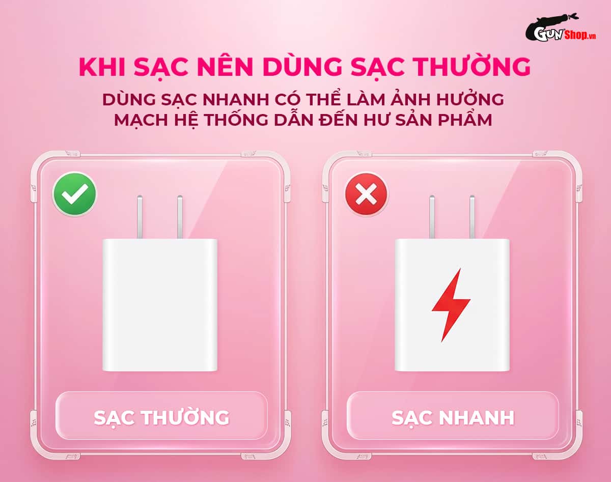 Lưu ý khi sạc dương vật giả Galaku Bead