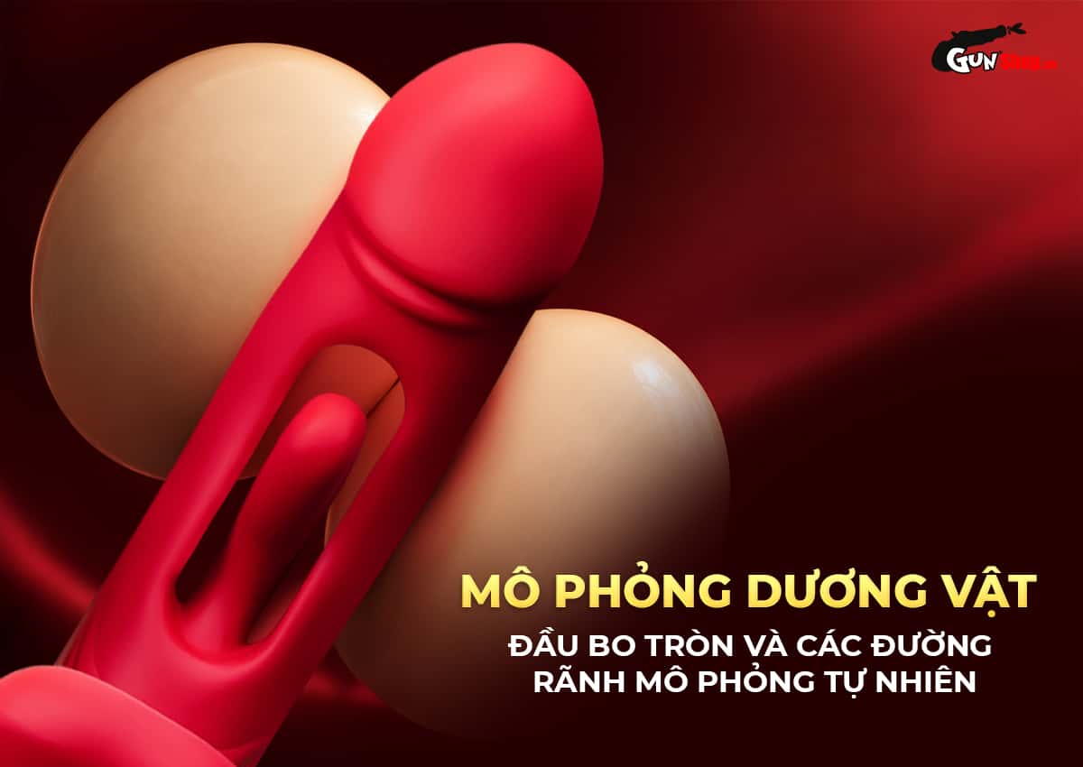 Mô phỏng hình dáng như dương vật thật với đầu khấc