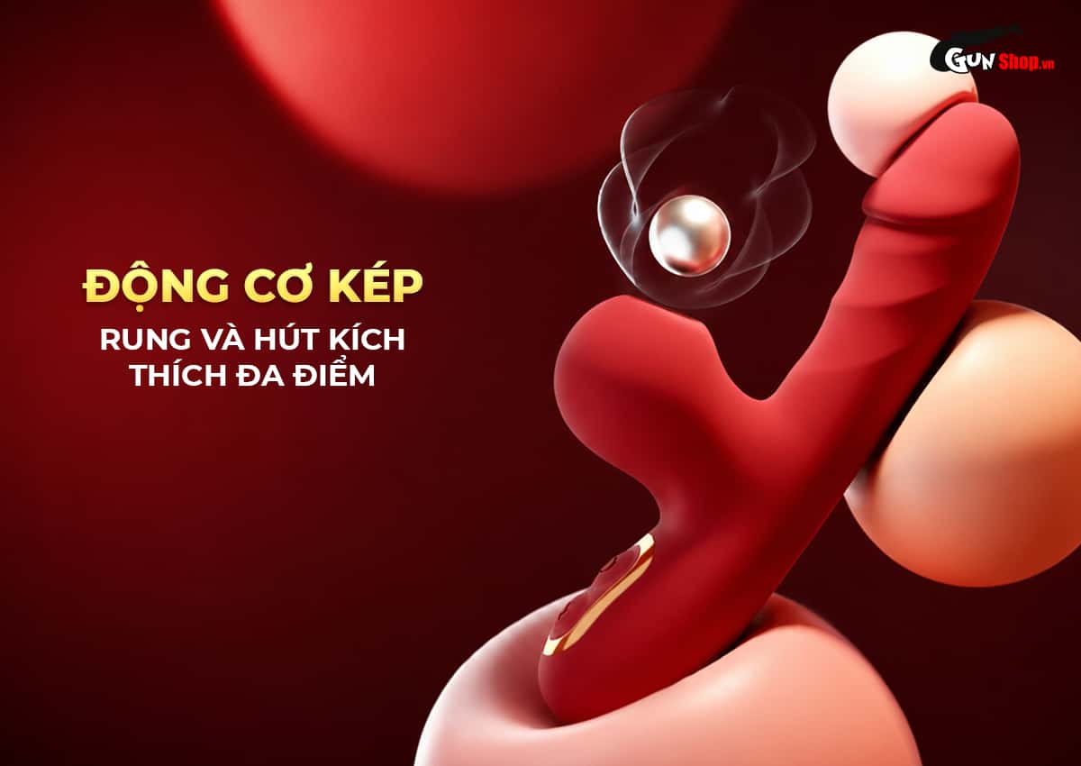 Galaku Milly 3in1 với động cơ kép hoạt động độc lập kích thích đa điểm