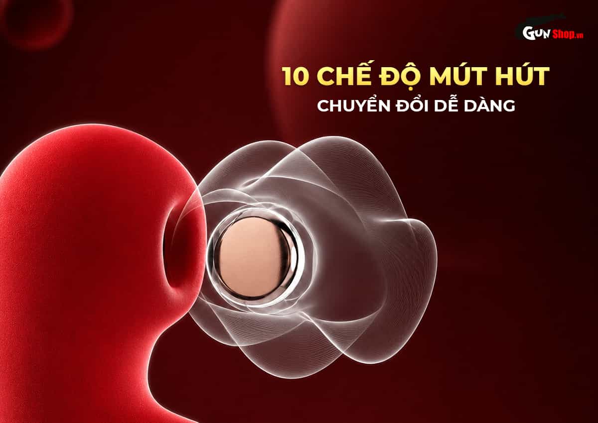 Galaku Milly 3in1 có động cơ 10 chế độ bú mút tại nhánh phụ