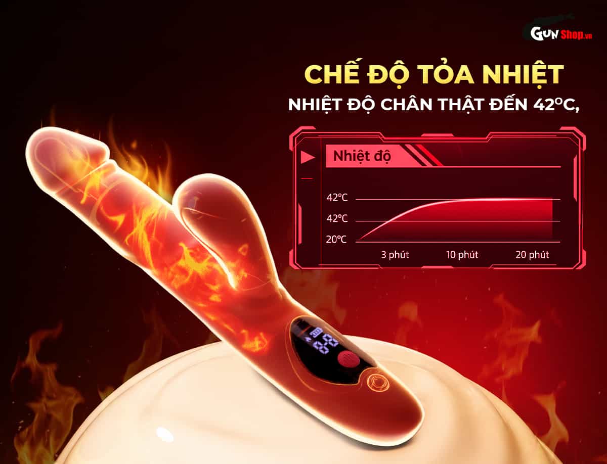 Galaku Milove-Max với chức năng sưởi ấm lên đến 42°C