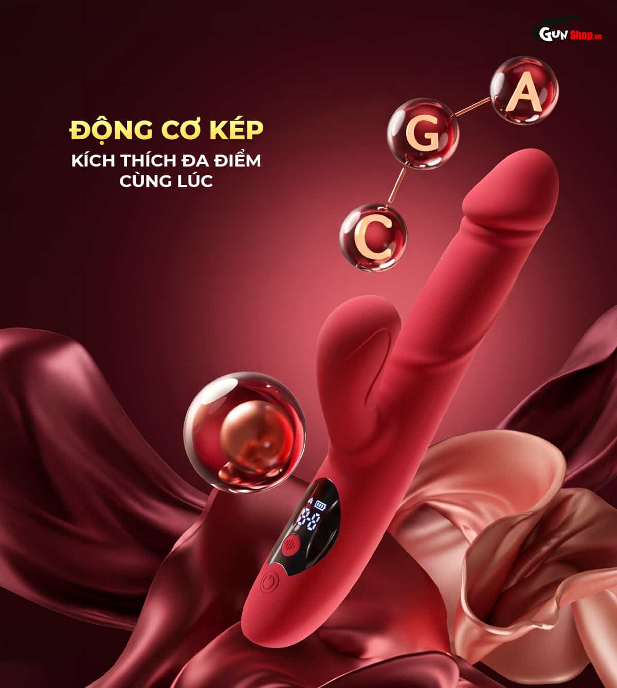 Galaku Milove-Max kích thích đa điểm cùng lúc với động cơ kép