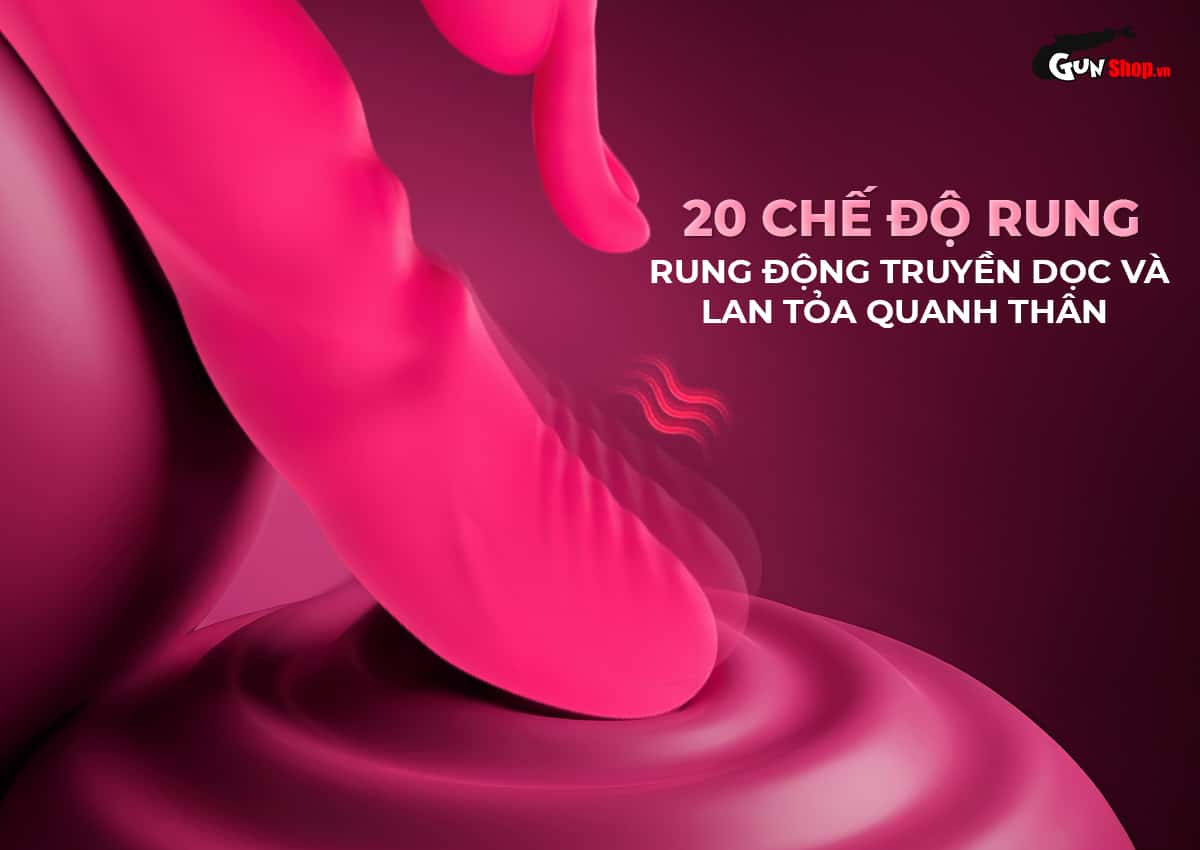 Galaku Ripple 3 in 1 với 20 chế độ rung mạnh mẽ