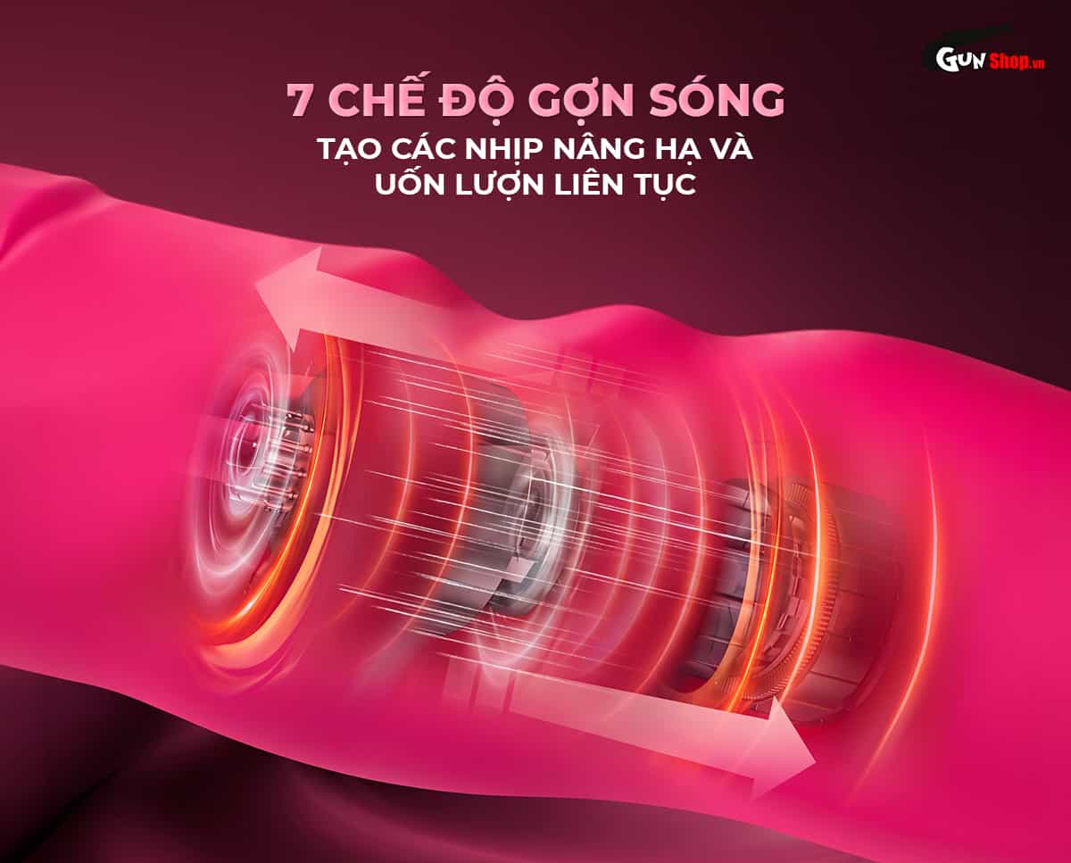 Galaku Ripple 3 in 1 với 7 chế độ rợn sóng kích thích
