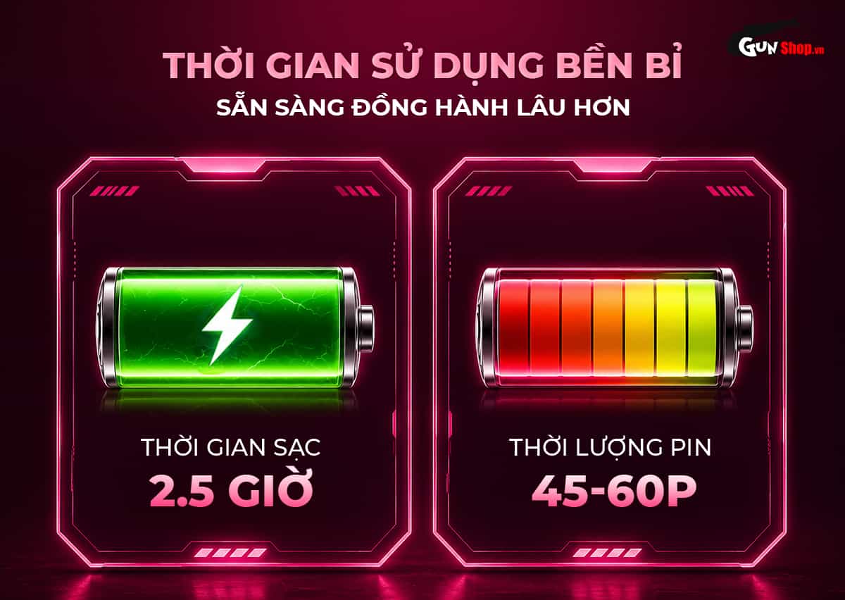 Galaku Ripple 3 in 1 với thời gian sử dụng từ 45-60 phút