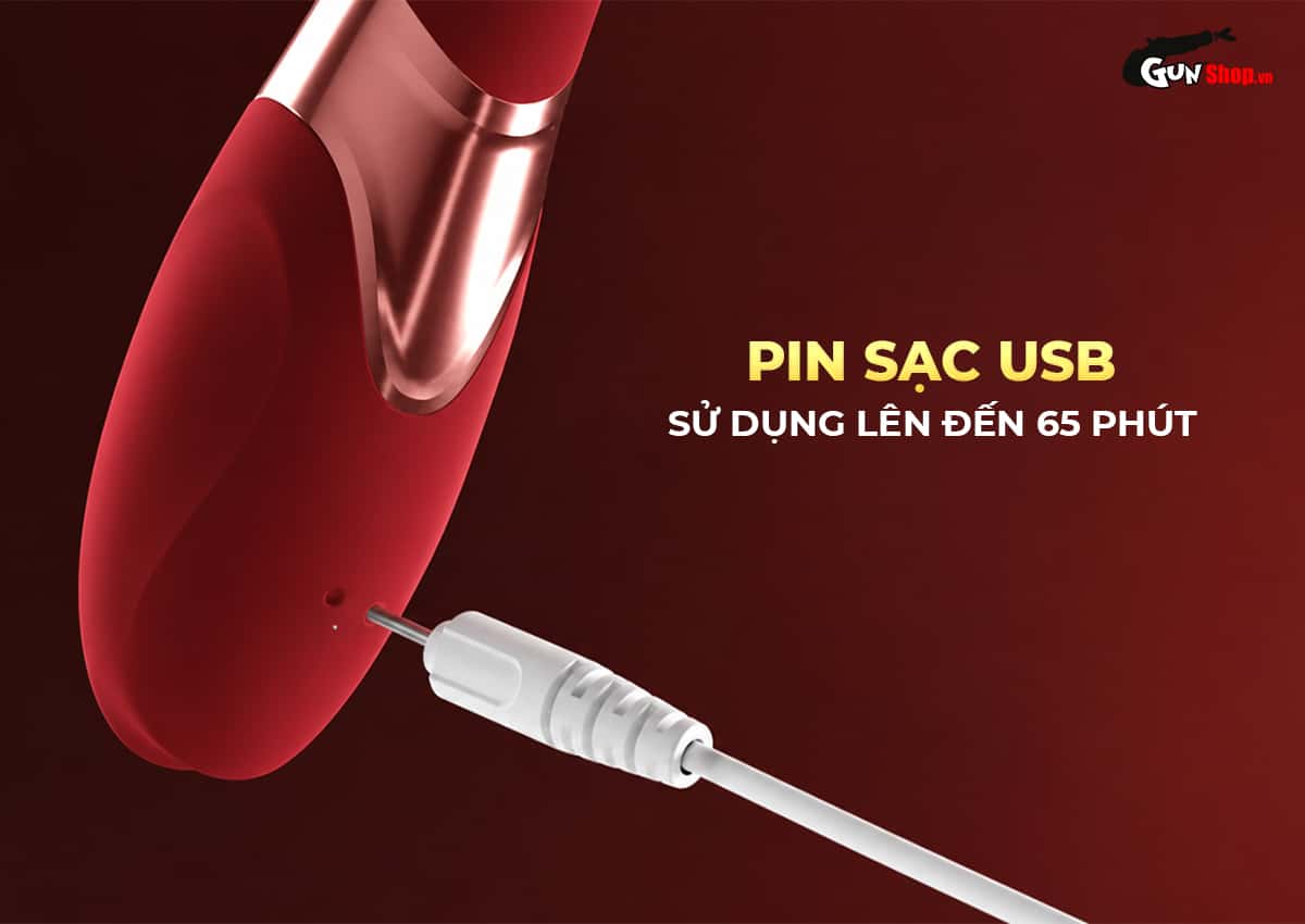 Galaku Tessie với pin sạc USB lên đến 65 phút sử dụng