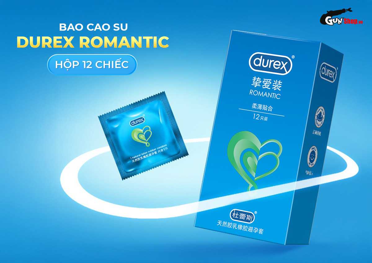 Bao cao su Durex Romantic chính hãng tại Gunshop