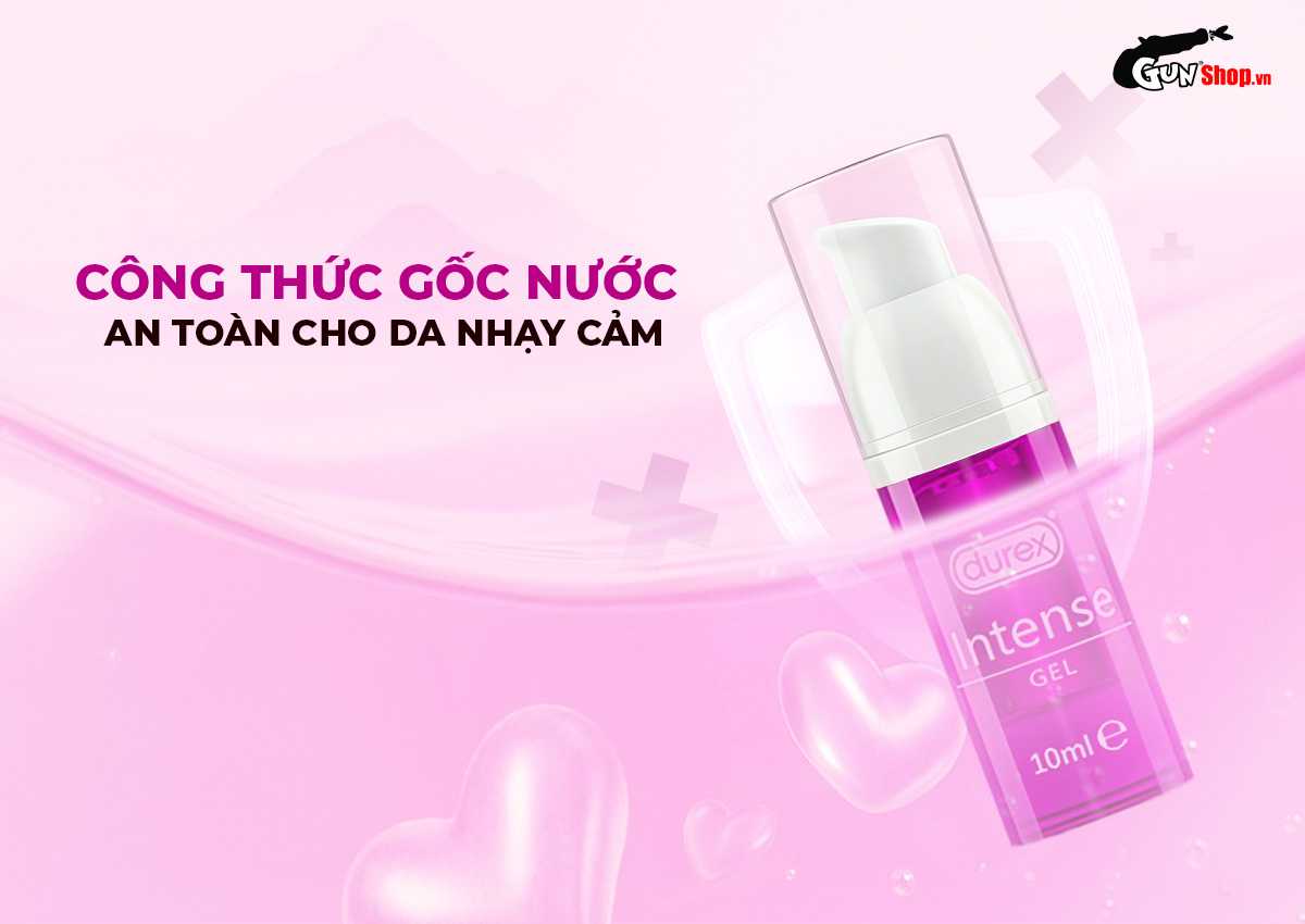 Gel bôi trơn se khít âm đạo và tăng khoái cảm nữ Durex Intense Orgasmic chính hãng tại Gunshop