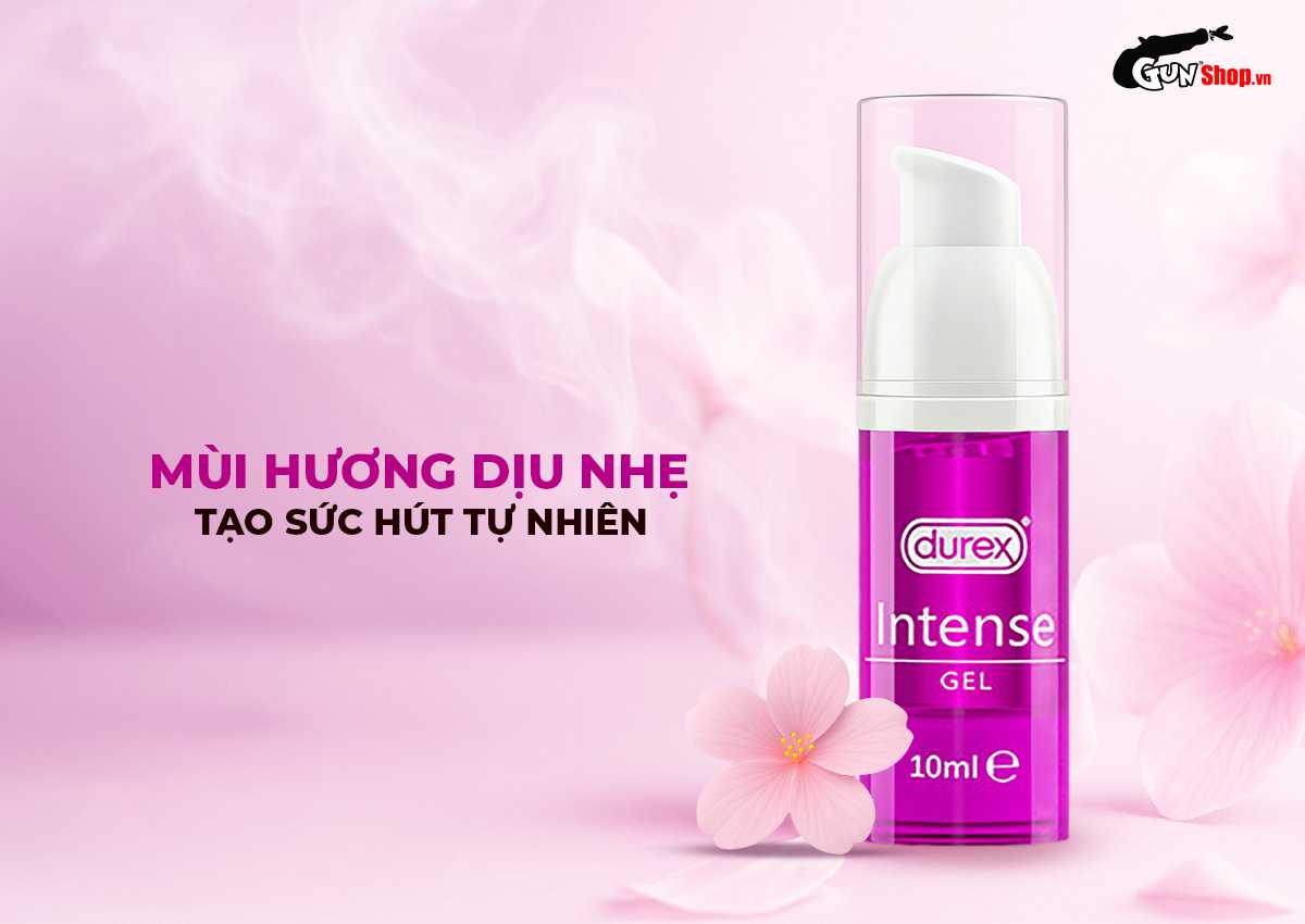 Gel bôi trơn se khít âm đạo và tăng khoái cảm nữ Durex Intense Orgasmic chính hãng tại Gunshop