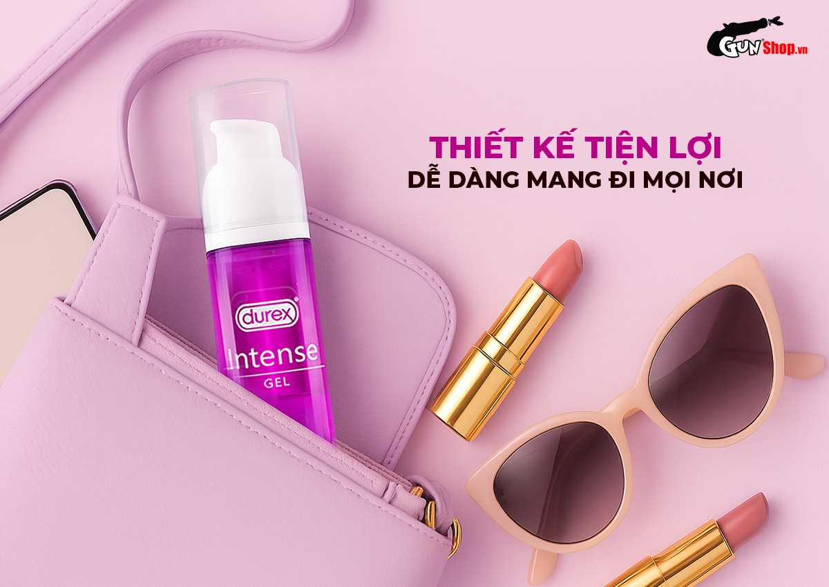Gel bôi trơn se khít âm đạo và tăng khoái cảm nữ Durex Intense Orgasmic chính hãng tại Gunshop