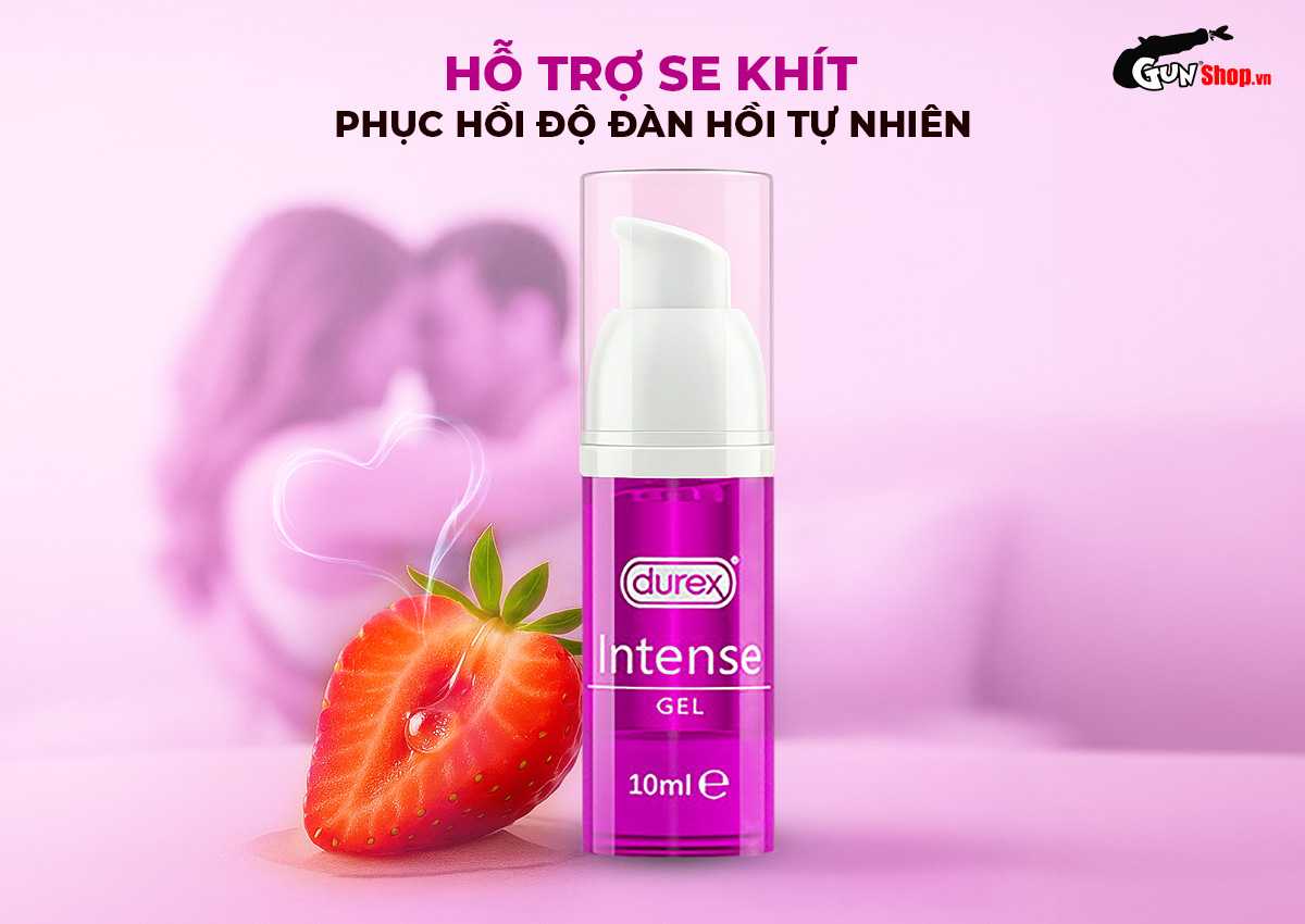 Gel bôi trơn se khít âm đạo và tăng khoái cảm nữ Durex Intense Orgasmic chính hãng tại Gunshop