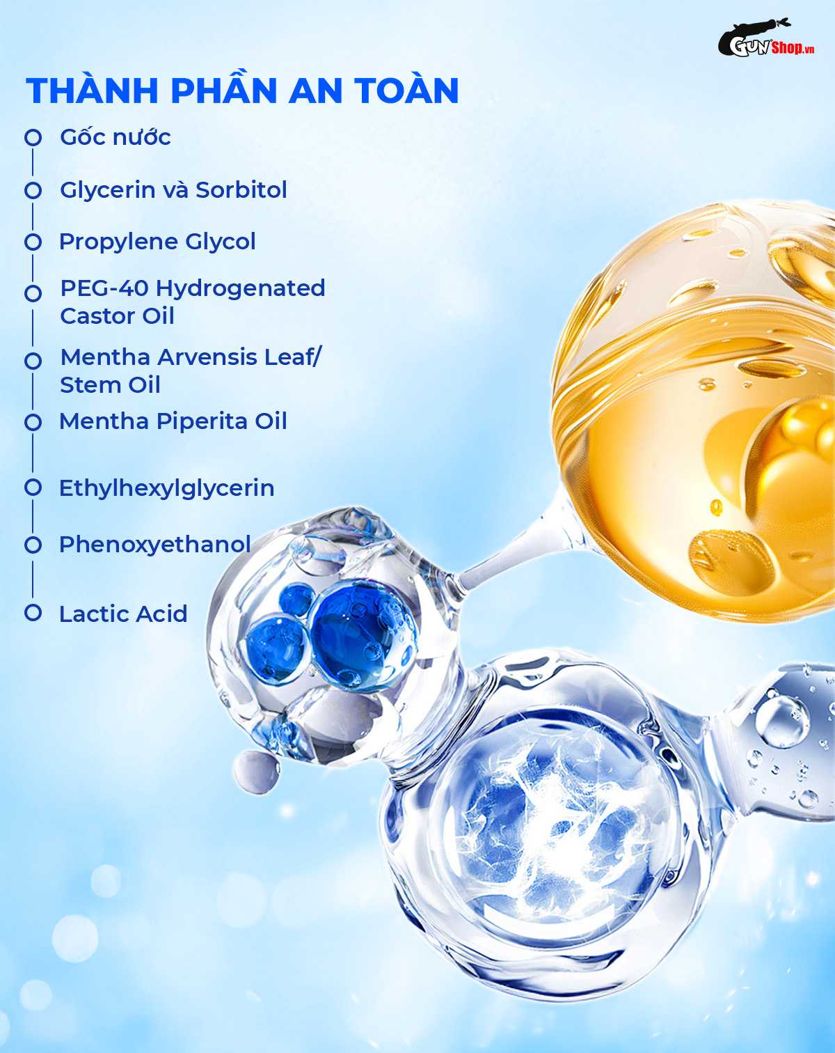 Gel bôi trơn bạc hà mát lạnh Firon Ice Fresh chính hãng tại Chúng tôi