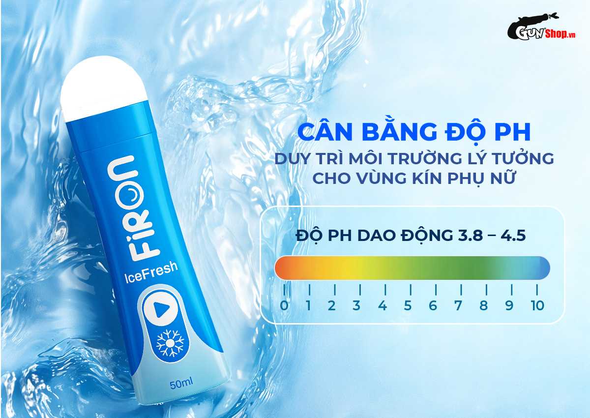 Gel bôi trơn bạc hà mát lạnh Firon Ice Fresh chính hãng tại Chúng tôi