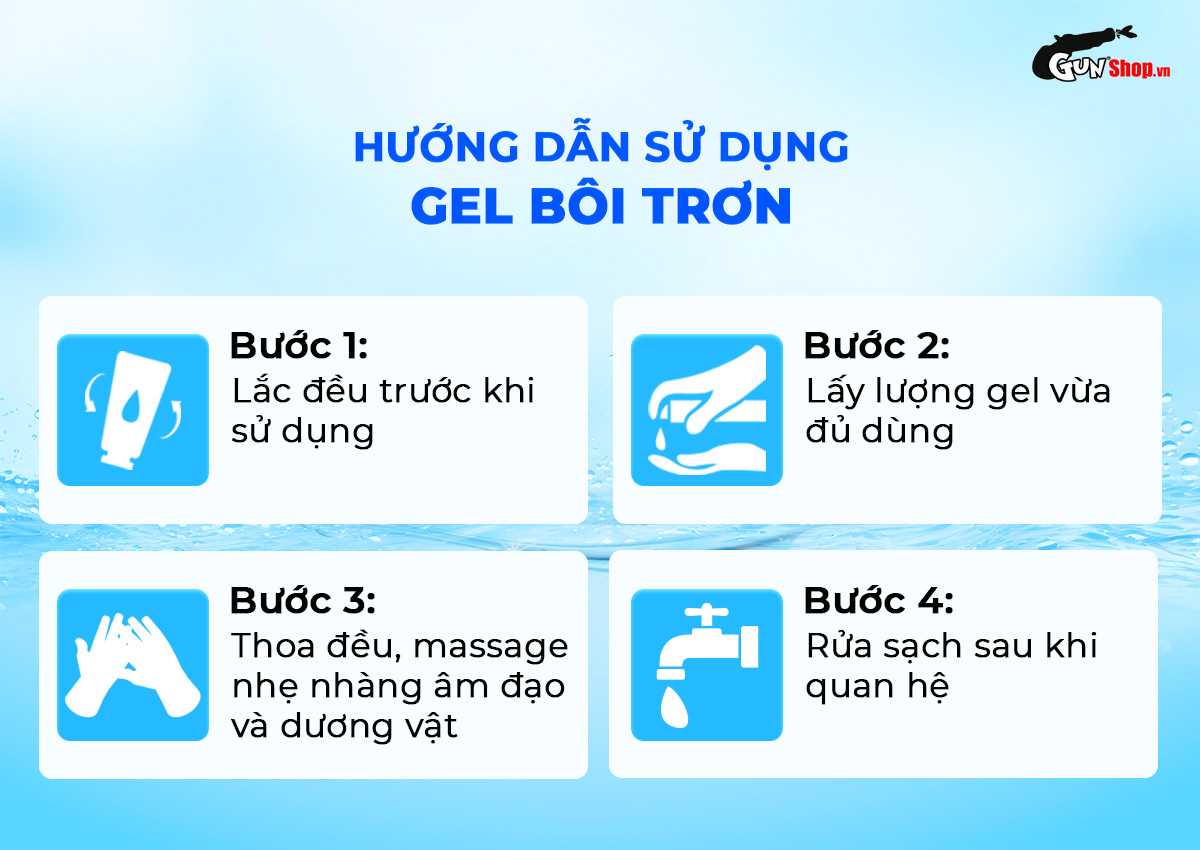 Hướng dẫn cách sử dụng gel bôi trơn mát lạnh Firon Ice Fresh