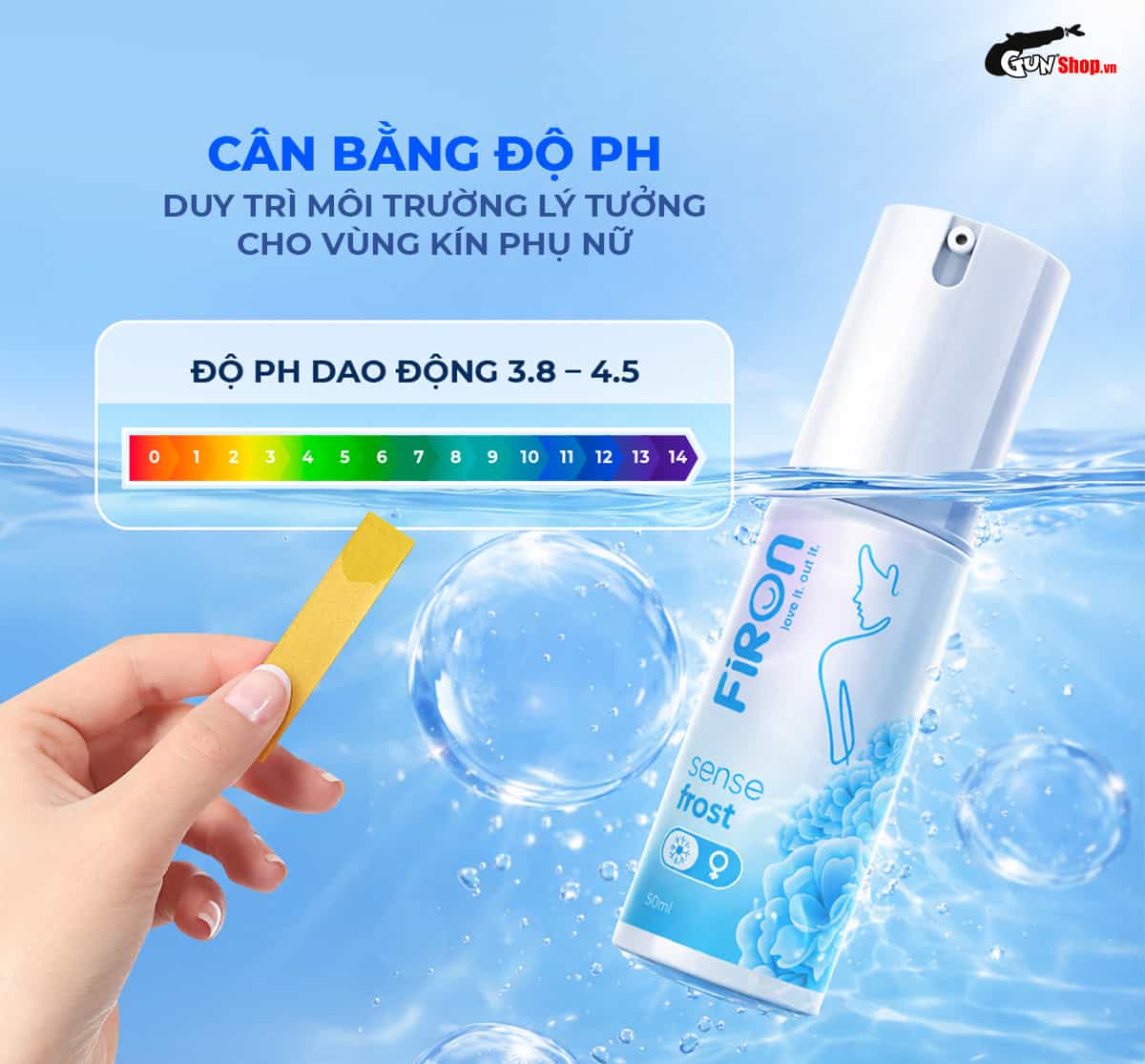 Gel bôi trơn se khít âm đạo Firon Sense Frost chính hãng tại Chúng tôi