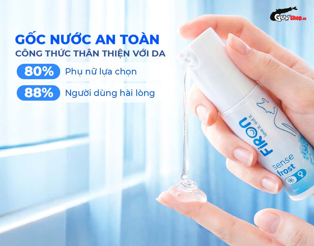 Gel bôi trơn se khít âm đạo Firon Sense Frost chính hãng tại Chúng tôi