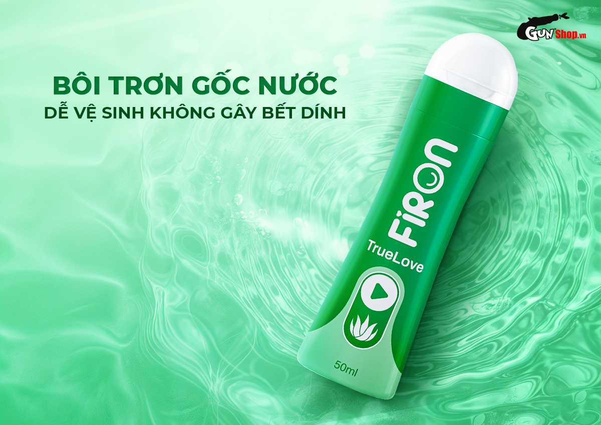 Gel bôi trơn tinh chất lô hội Firon True Love chính hãng tại Chúng tôi