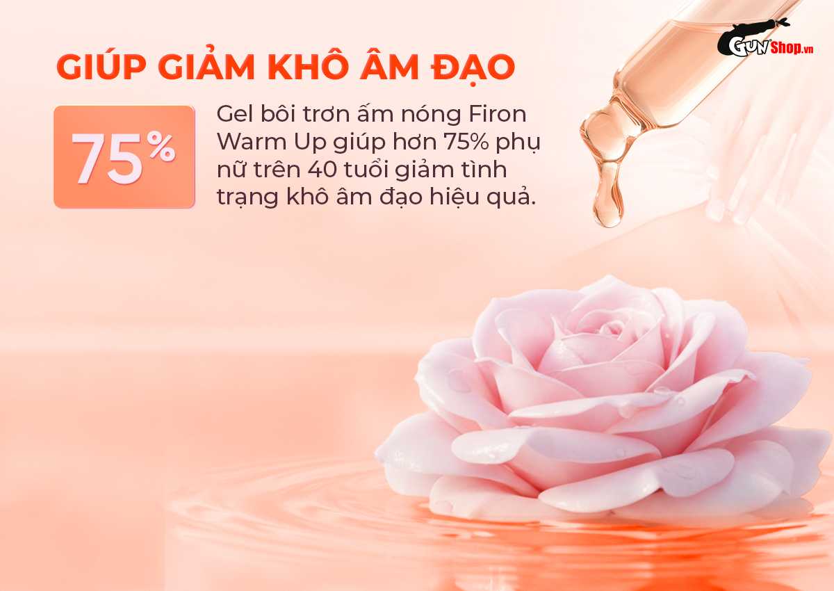 Gel bôi trơn ấm nóng Firon Warm Up chính hãng tại Chúng tôi