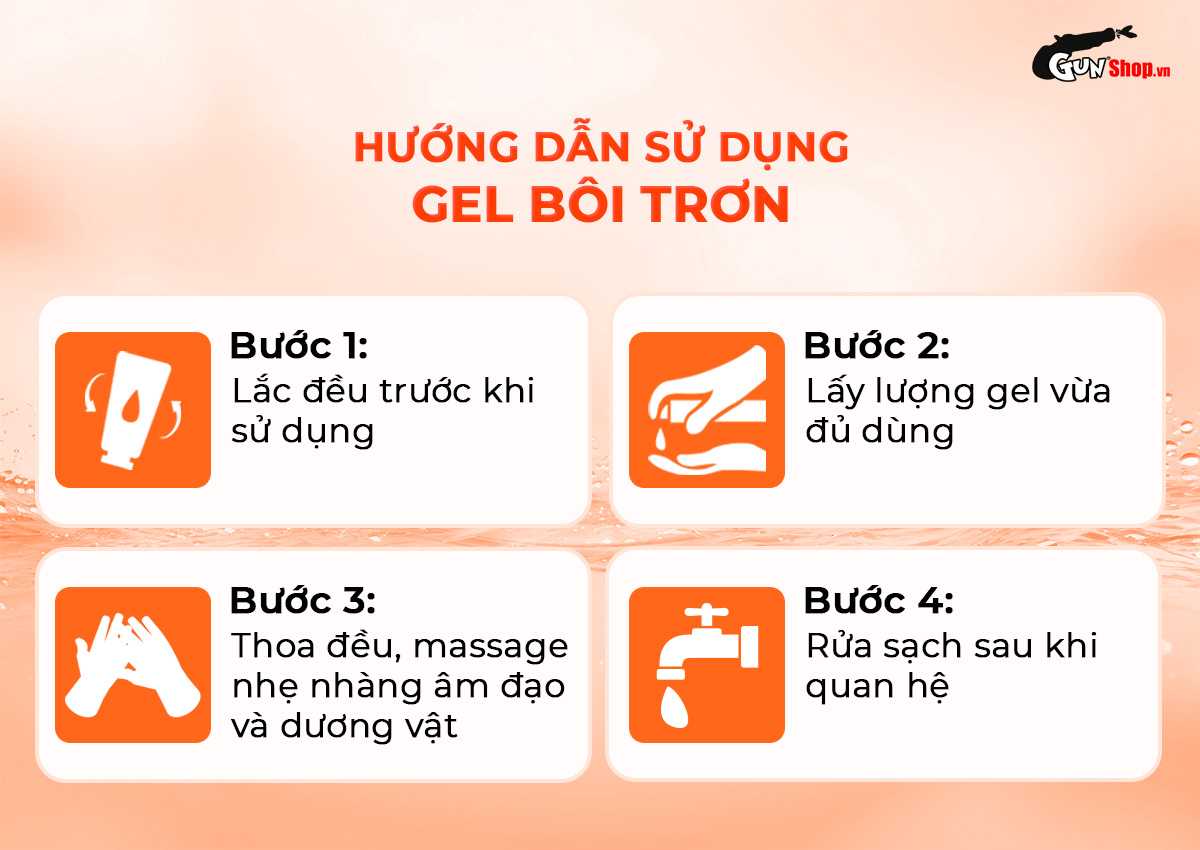 Hướng dẫn cách sử dụng gel bôi trơn ấm nóng Firon Warm Up