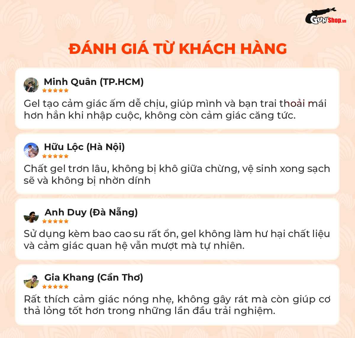 Đánh giá gel bôi trơn hậu môn Shell Supermen Warming từ khách hàng