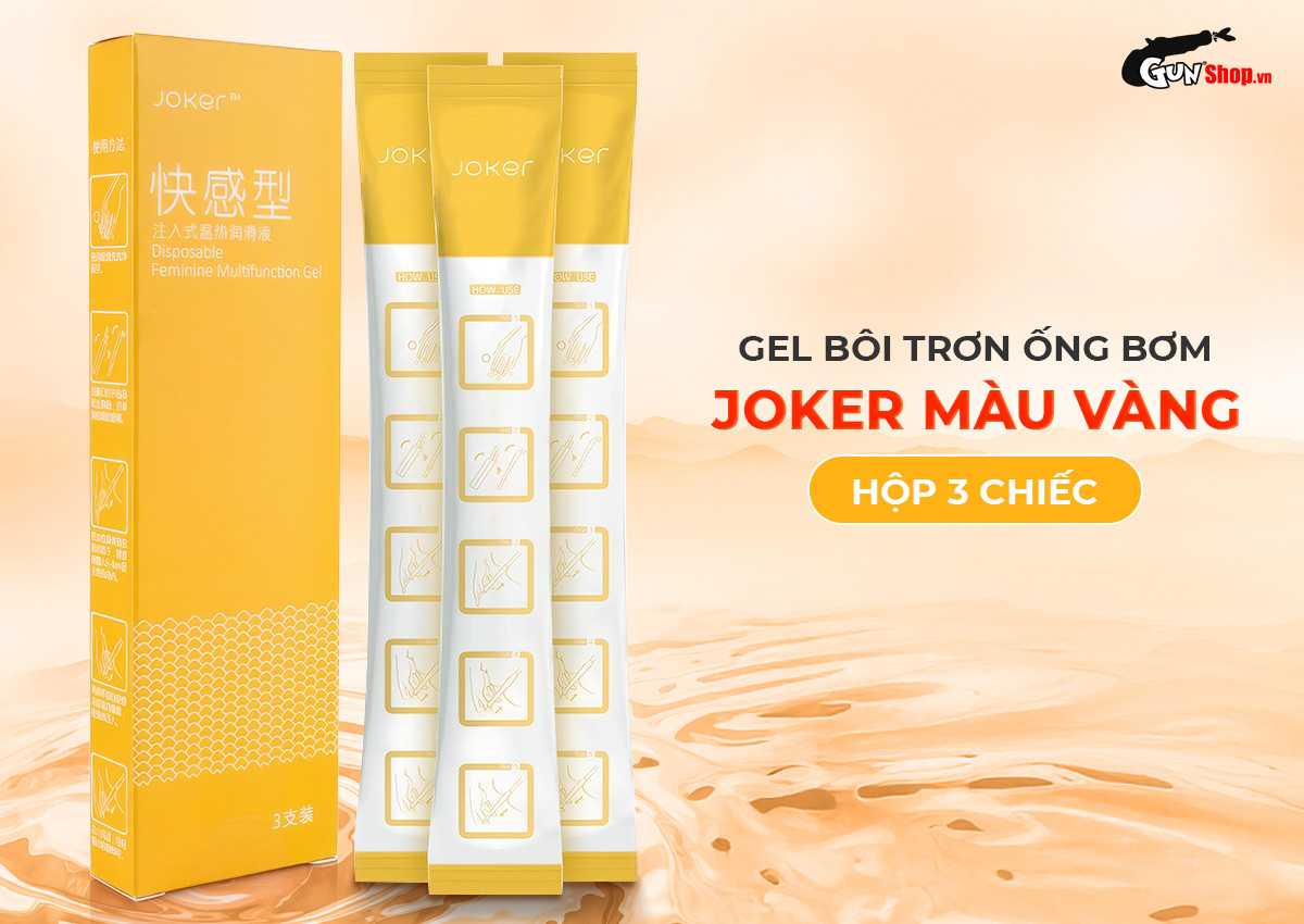 Gel bôi trơn ống bơm Joker màu vàng chính hãng tại Chúng tôi