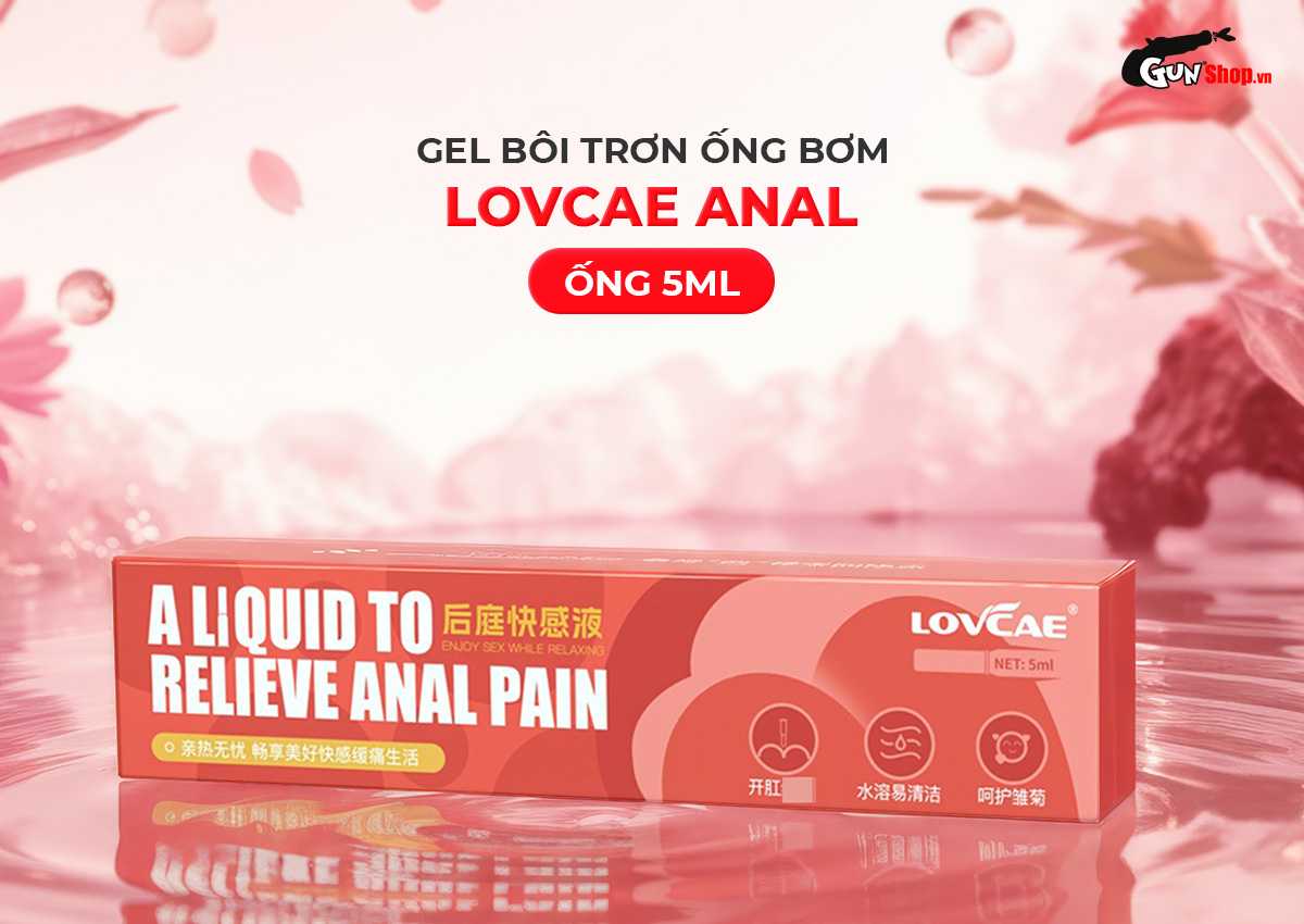 Gel bôi trơn ống bơm Lovcae Anal chính hãng tại Chúng tôi