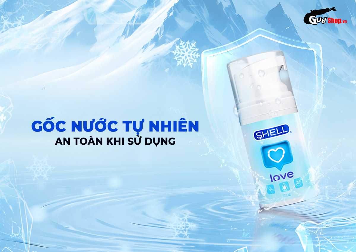 Gel bôi trơn se khít âm đạo và tăng khoái cảm nữ Shell Love Blue chính hãng tại Gunshop