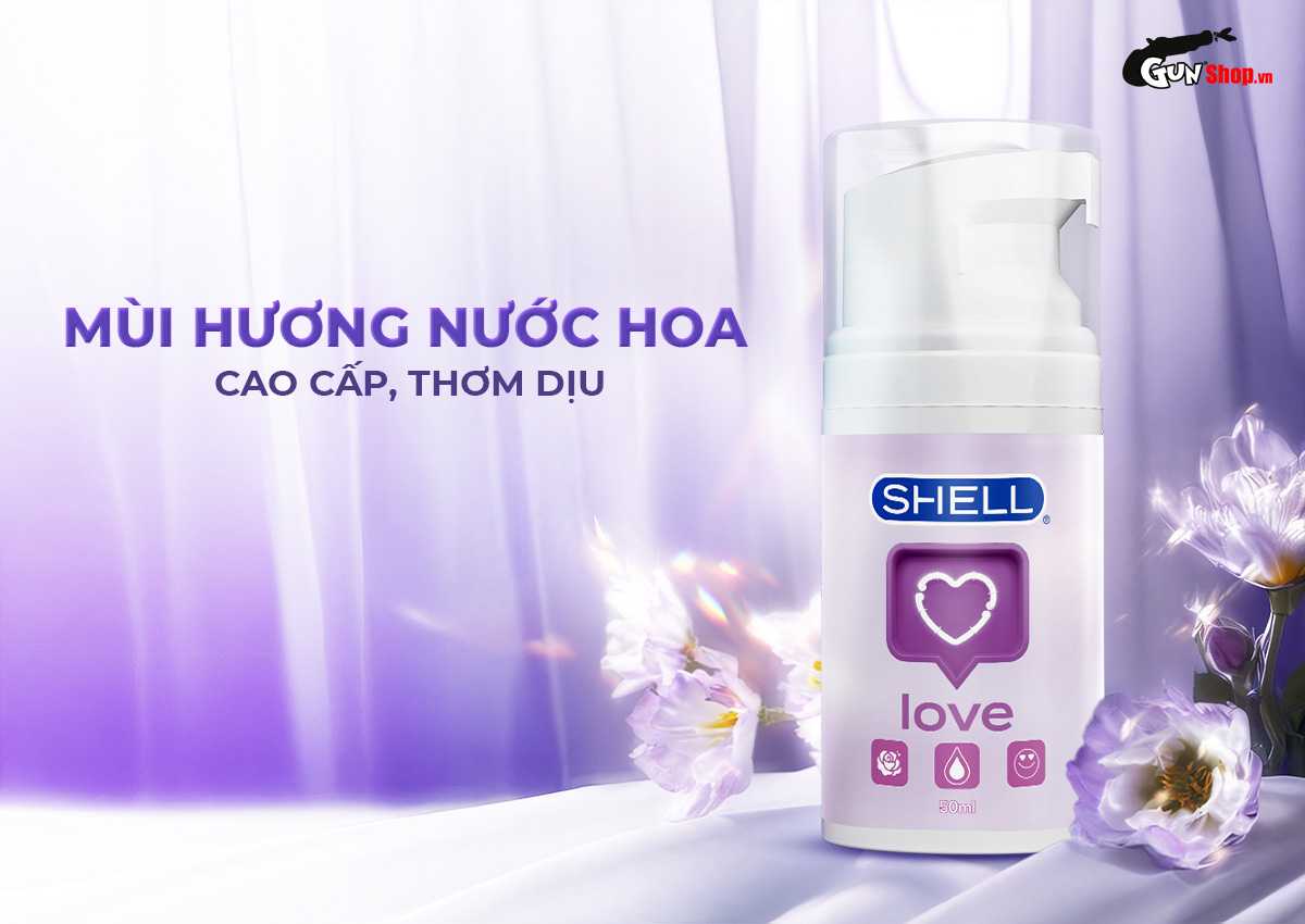 Gel bôi trơn Shell Love Purple chính hãng tại Gunshop