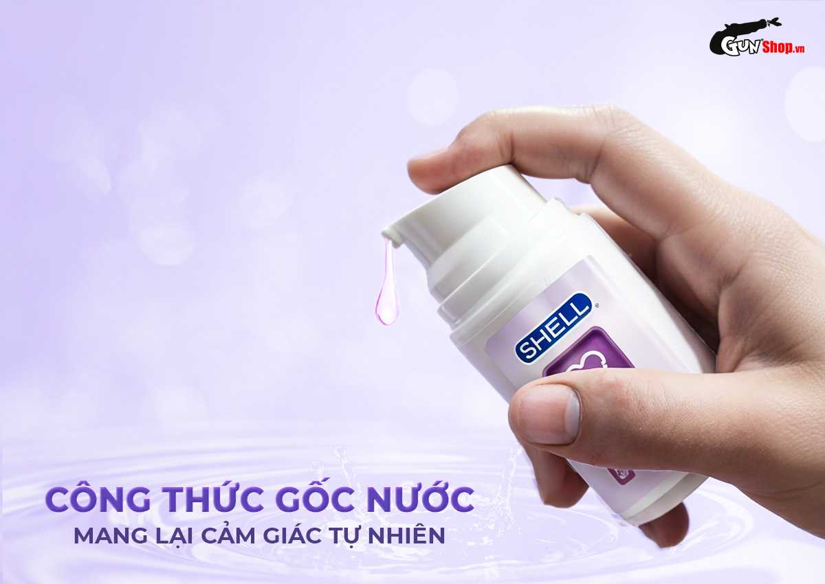 Gel bôi trơn Shell Love Purple chính hãng tại Gunshop