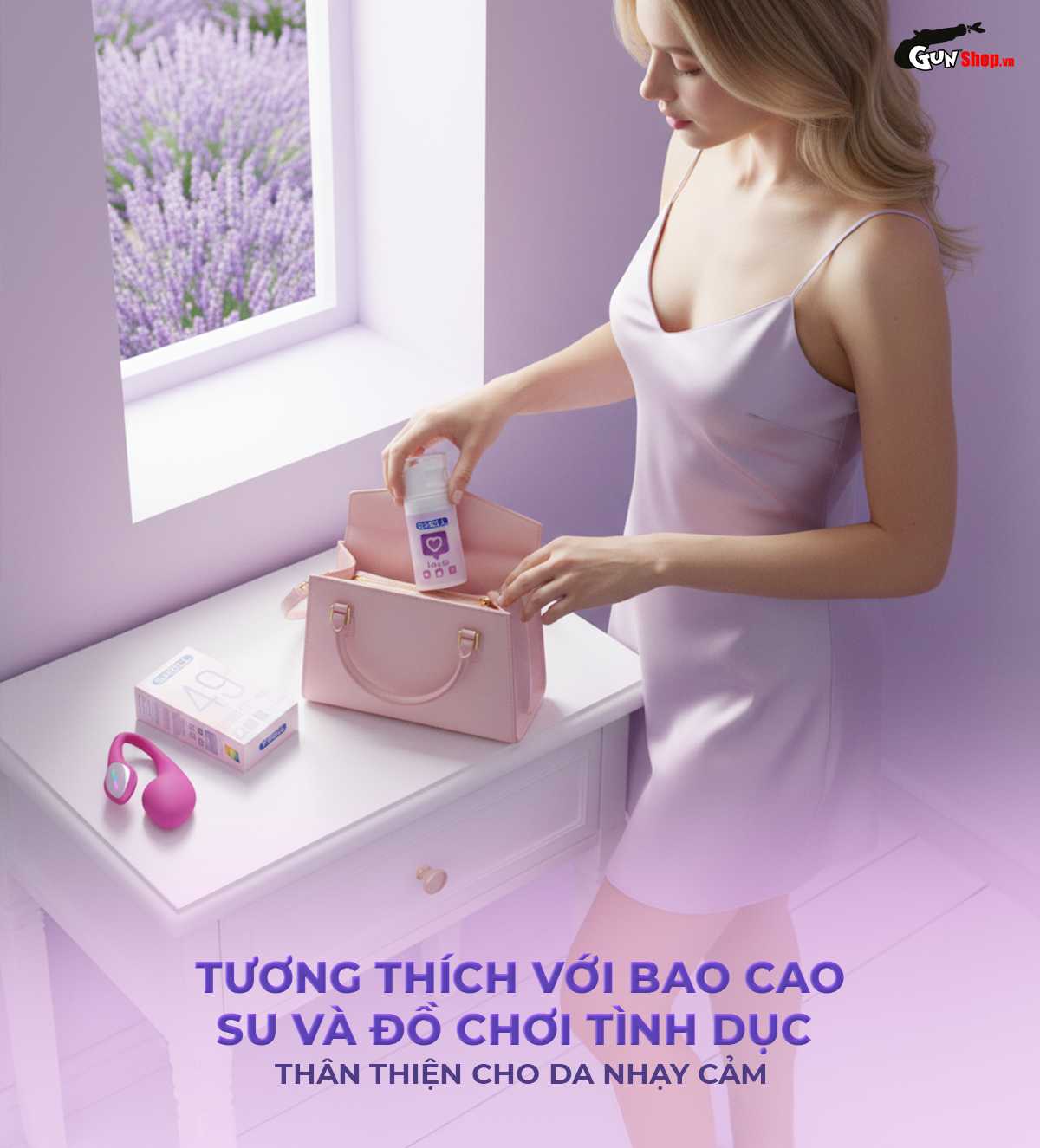 Gel bôi trơn Shell Love Purple chính hãng tại Gunshop